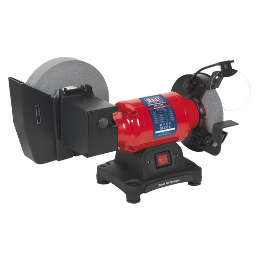 [SM521] Sealey 200/150mm Wet & Dry Bench Grinder 250W/230V