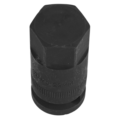 [SMC36] Sealey Motorcycle Wheel Nut Socket 1/2"Sq Drive H22