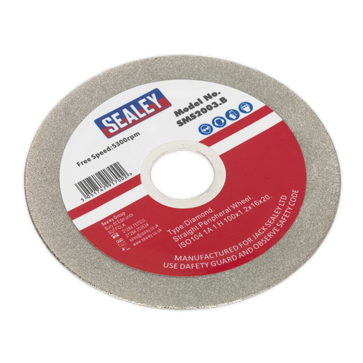 [SMS2003.B] Sealey Diamond Coated Grinding Disc for SMS2003 100mm