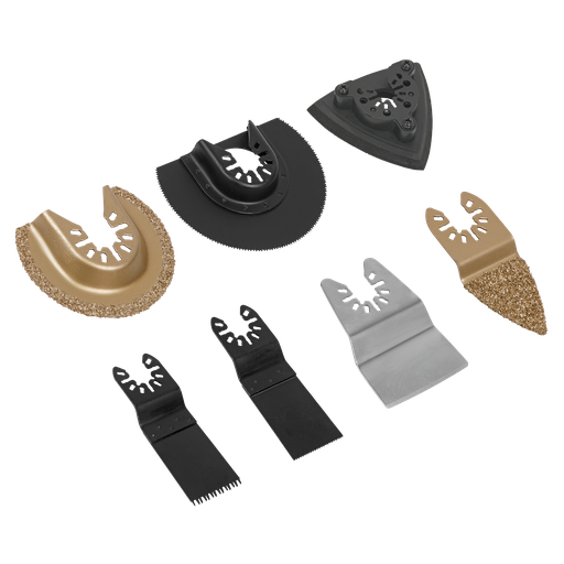 [SMTS7] Sealey All-Purpose Multi-Tool Blade Set 7pc