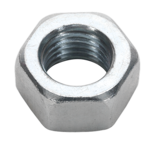 [SN16] Sealey Zinc Plated Steel Nut M16, DIN 934 - Pack of 25