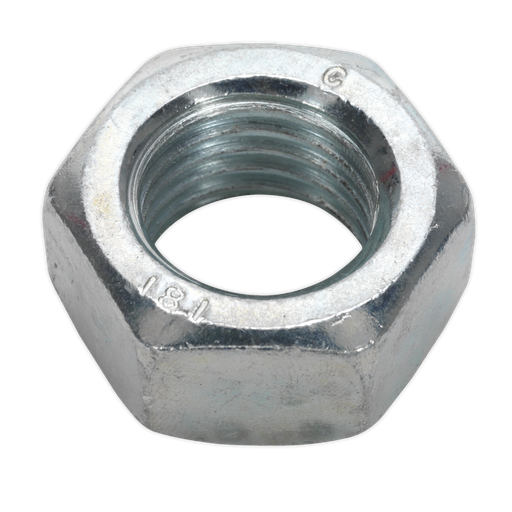 [SN20] Sealey Zinc Plated Steel Nut M20, DIN 934 - Pack of 10