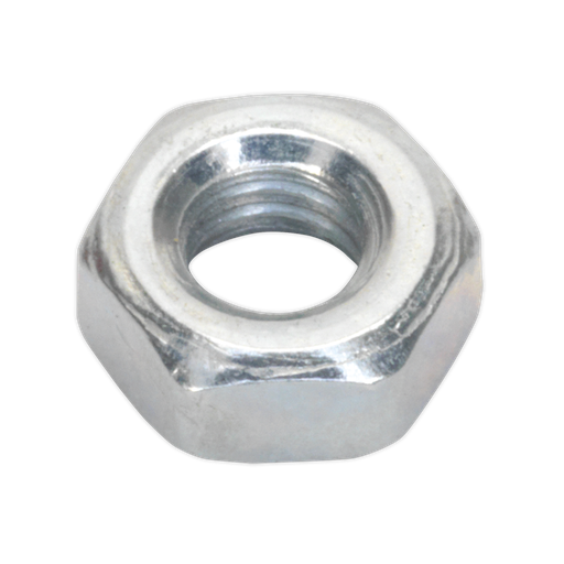 [SN4] Sealey Zinc Plated Steel Nut M4, DIN 934 - Pack of 100
