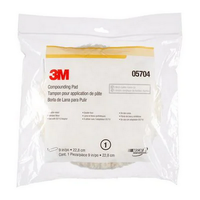 [MMM.05704] 3M 203mm Double Sided Wool Blend Perfect It Superbuff Buffing Pa