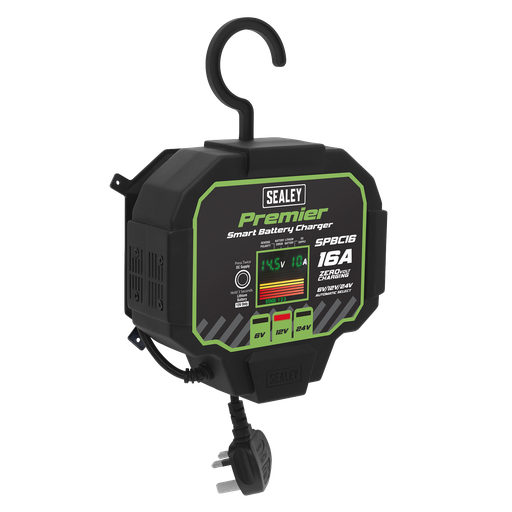 [SPBC16] Sealey Premier Fully Automatic Battery Maintainer Charger 16A