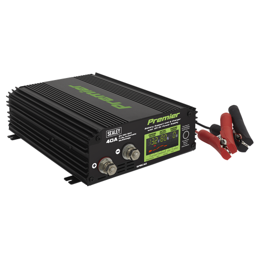 [SPBC40] Sealey Premier Battery Support Unit Charger & Maintainer 40A