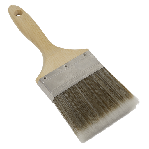 [SPBS100W] Sealey Wooden Handle Paint Brush 100mm