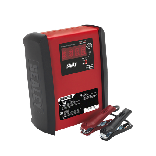 [SPI1224S] Sealey 12V 15A/24V Intelligent Speed Charge Battery Charger/Maintainer 10A