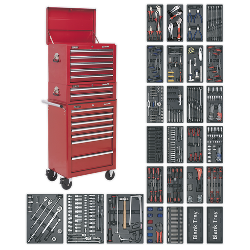 [SPTCOMBO1] Sealey Superline PRO® Tool Chest Combination 14 Drawer with 1179