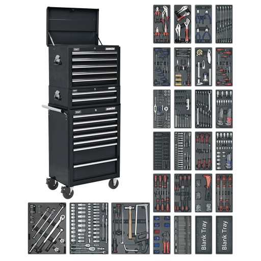 [SPTCOMBO2] Sealey Superline PRO® Tool Chest Combination 14 Drawer with 1179
