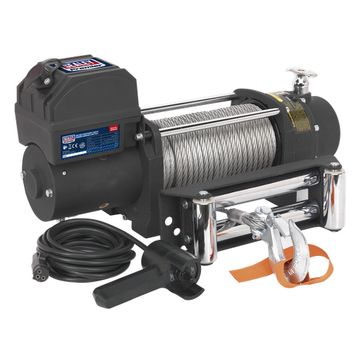 [SRW4300] Sealey Self-Recovery Winch 4300kg (9500lb) Line Pull 12V