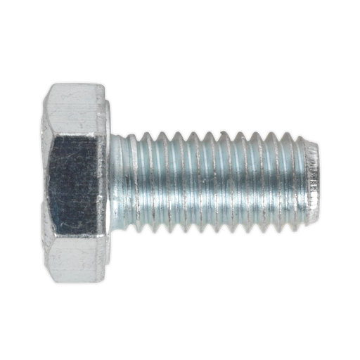 [SS1020] Sealey 8.8 Zinc Plated HT Setscrew M10 x 20mm, DIN 933 - Pack of 25