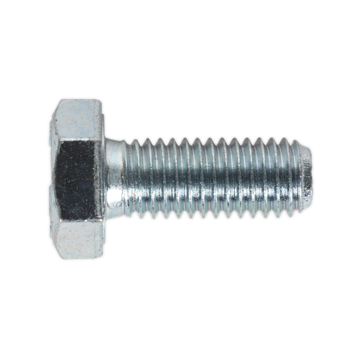 [SS1025] Sealey 8.8 Zinc Plated HT Setscrew M10 x 25mm, DIN 933 - Pack of 25