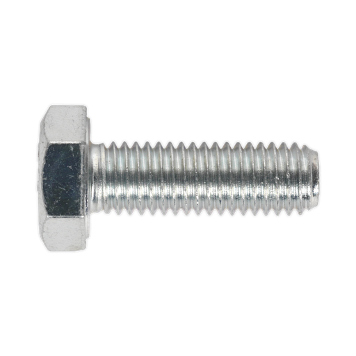 [SS1030] Sealey 8.8 Zinc Plated HT Setscrew M10 x 30mm, DIN 933 - Pack of 25