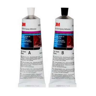 [MMM.05900] 150ml 3M X 2 Grey 2K Epoxy Flexible Parts Repair Material Pack (
