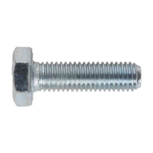 [SS1035] Sealey 8.8 Zinc Plated HT Setscrew M10 x 35mm, DIN 933 - Pack of 25