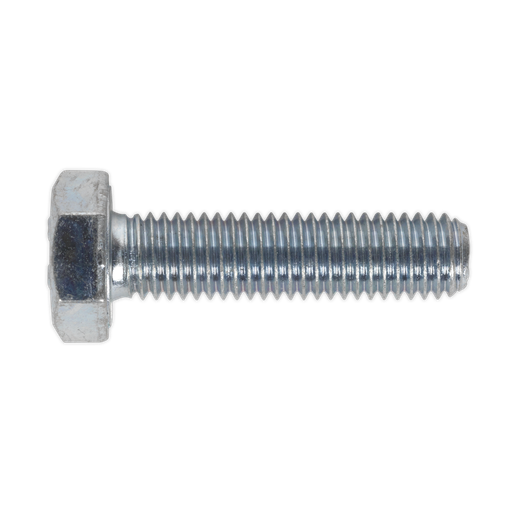 [SS1040] Sealey 8.8 Zinc Plated HT Setscrew M10 x 40mm, DIN 933 - Pack of 25