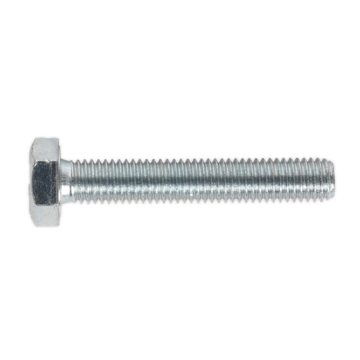 [SS1060] Sealey 8.8 Zinc Plated HT Setscrew M10 x 60mm, DIN 933 - Pack of 25