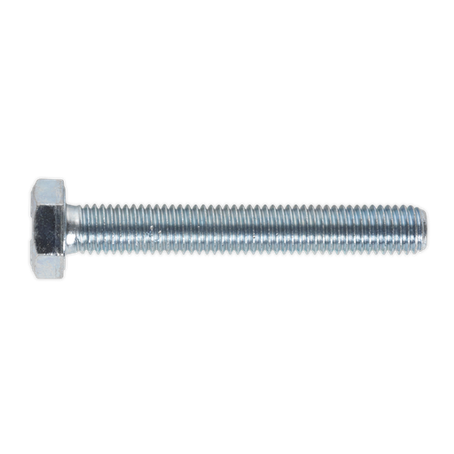 [SS1070] Sealey 8.8 Zinc Plated HT Setscrew M10 x 70mm, DIN 933 - Pack of 25