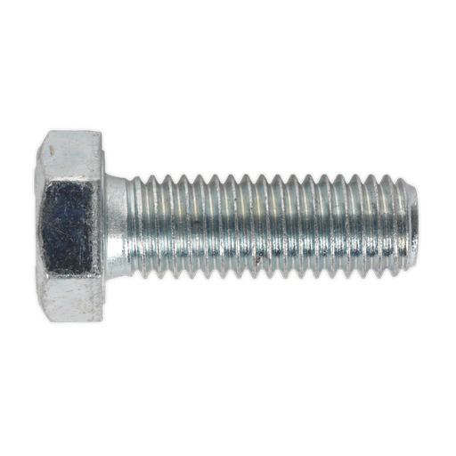 [SS1235] Sealey 8.8 Zinc Plated HT Setscrew M12 x 35mm, DIN 933 - Pack of 25