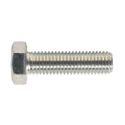 [SS1450] Sealey 8.8 Zinc Plated HT Setscrew M14 x 50mm, DIN 933 - Pack of 10