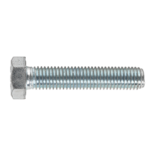 [SS1470] Sealey 8.8 Zinc Plated HT Setscrew M14 x 70mm, DIN 933 - Pack of 10