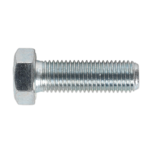 [SS1650] Sealey 8.8 Zinc Plated HT Setscrew M16 x 50mm, DIN 933 - Pack of 10