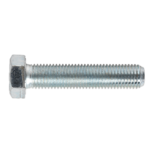 [SS1675] Sealey 8.8 Zinc Plated HT Setscrew M16 x 75mm, DIN 933 - Pack of 10