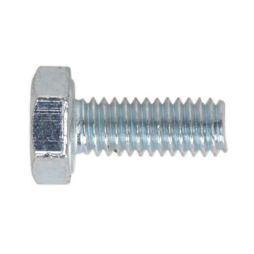 [SS416] Sealey 8.8 Zinc Plated HT Setscrew M4 x 16mm, DIN 933 - Pack of 50