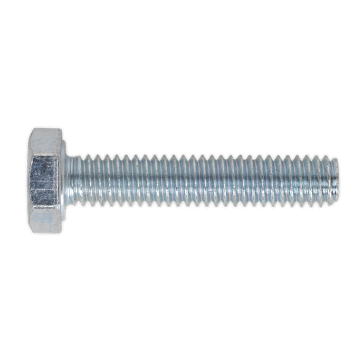 [SS420] Sealey 8.8 Zinc Plated HT Setscrew M4 x 20mm, DIN 933 - Pack of 50