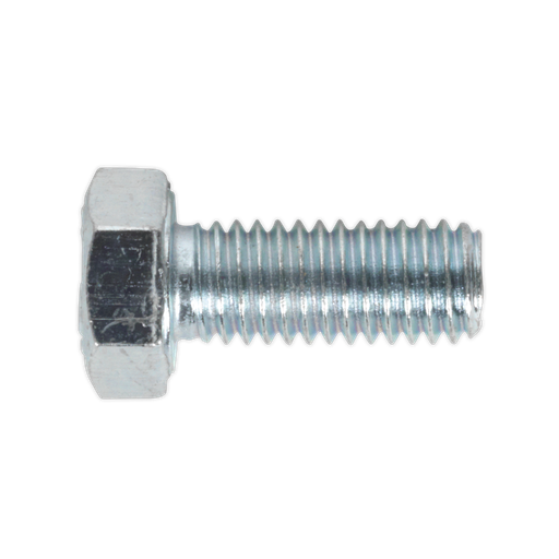 [SS512] Sealey 8.8 Zinc Plated HT Setscrew M5 x 12mm, DIN 933 - Pack of 