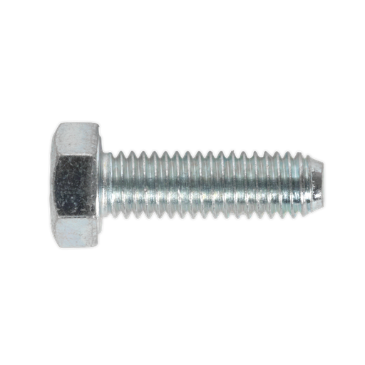 [SS516] Sealey 8.8 Zinc Plated HT Setscrew M5 x 16mm, DIN 933 - Pack of 50