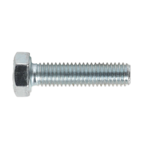 [SS520] Sealey 8.8 Zinc Plated HT Setscrew M5 x 20mm, DIN 933 - Pack of 50