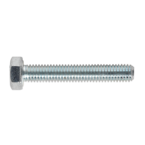 [SS530] Sealey 8.8 Zinc Plated HT Setscrew M5 x 30mm, DIN 933 - Pack of 50