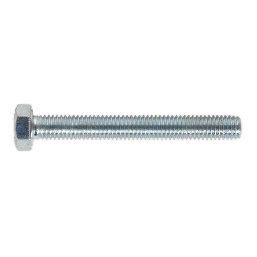 [SS540] Sealey 8.8 Zinc Plated HT Setscrew M5 x 40mm, DIN 933 - Pack of 50