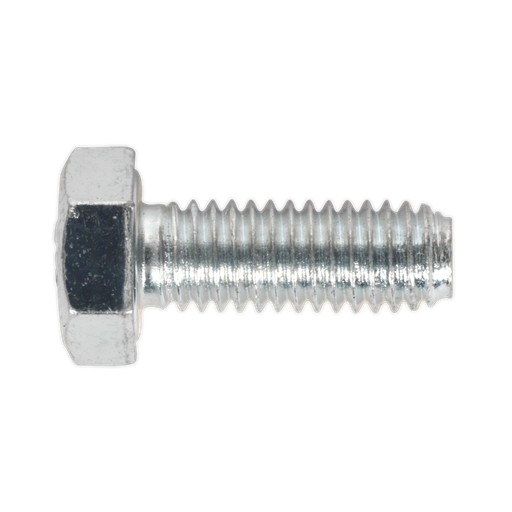 [SS616] Sealey 8.8 Zinc Plated HT Setscrew M6 x 16mm, DIN 933 - Pack of 50