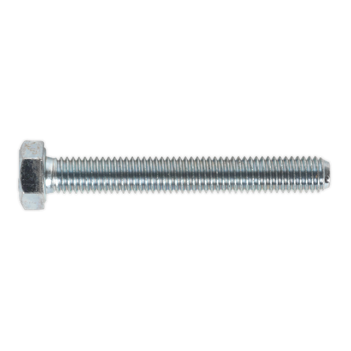 [SS860] Sealey 8.8 Zinc Plated HT Setscrew M8 x 60mm, DIN 933 - Pack of 50