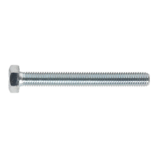 [SS870] Sealey 8.8 Zinc Plated HT Setscrew M8 x 70mm, DIN 933 - Pack of 25