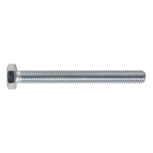 [SS875] Sealey 8.8 Zinc Plated HT Setscrew M8 x 75mm, DIN 933 - Pack of 25