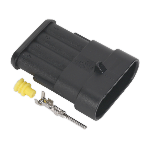 [SSC4M] Sealey 4-Way Superseal Male Connector - Pack of 3