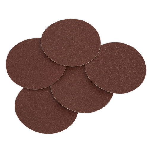 [SSD01] Sealey Adhesive Backed Sanding Disc 80Grit 125mm - Pack of 5