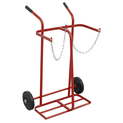 [ST28/B] Sealey Welding 2-Bottle Trolley
