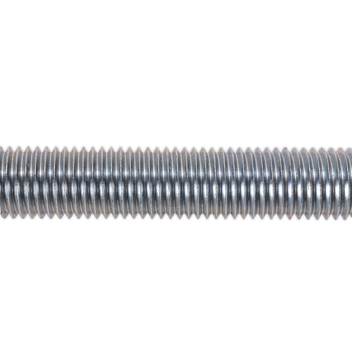 [STUD24] Sealey Zinc Plated Threaded Rod M24 x 1m - Pack of 2
