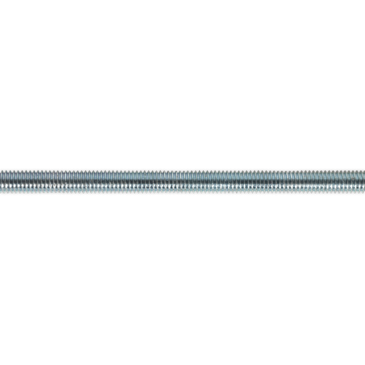 [STUD6] Sealey Zinc Plated Threaded Rod M6 x 1m - Pack of 5