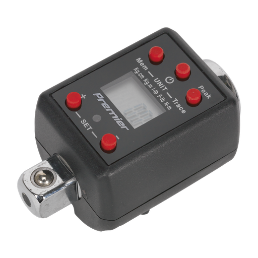 [STW290] Sealey Premier Digital Torque Adaptor 1/2"Sq Drive 40-200Nm