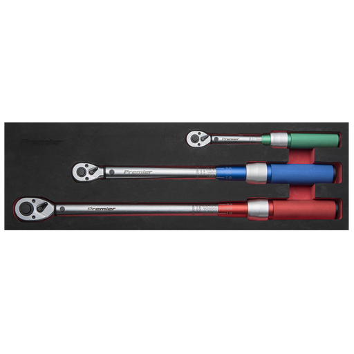 [STW900SET] Sealey Premier Calibrated Micrometer Torque Wrench Set 3pc