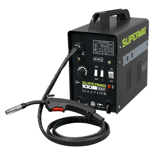 [SUPERMIG100] Sealey Gasless MIG Welder 100A 230V