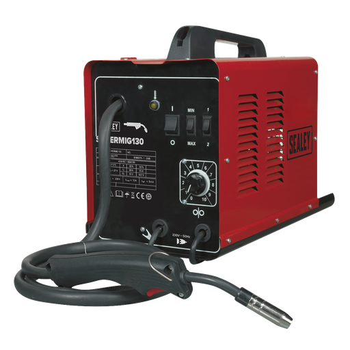 [SUPERMIG130] Sealey Mini Portable MIG Welder 130A 230V