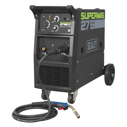 [SUPERMIG275] Sealey Professional MIG Welder with Binzel® Euro Torch 270A 230V