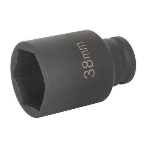 [SX001] Sealey Deep Impact Socket 1/2"Sq Drive 38mm